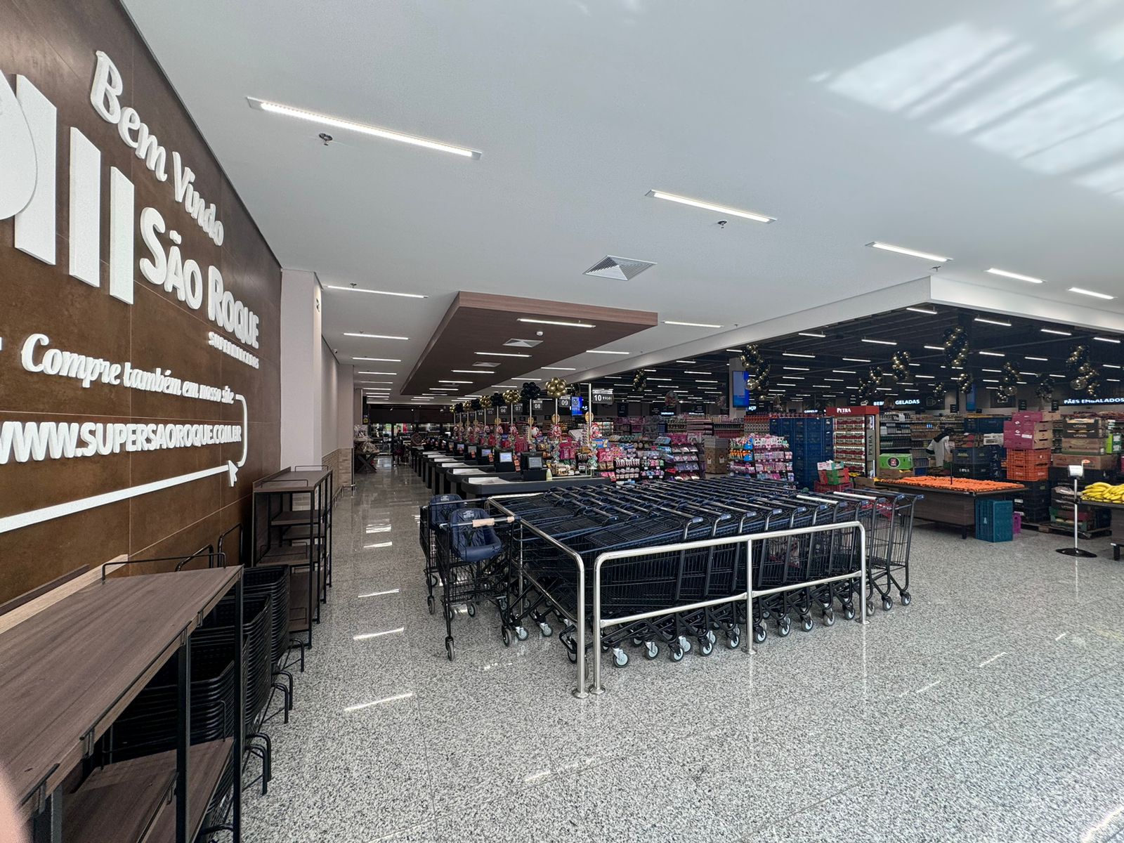 São Roque Supermercados inaugura unidade no Shopping Central Park